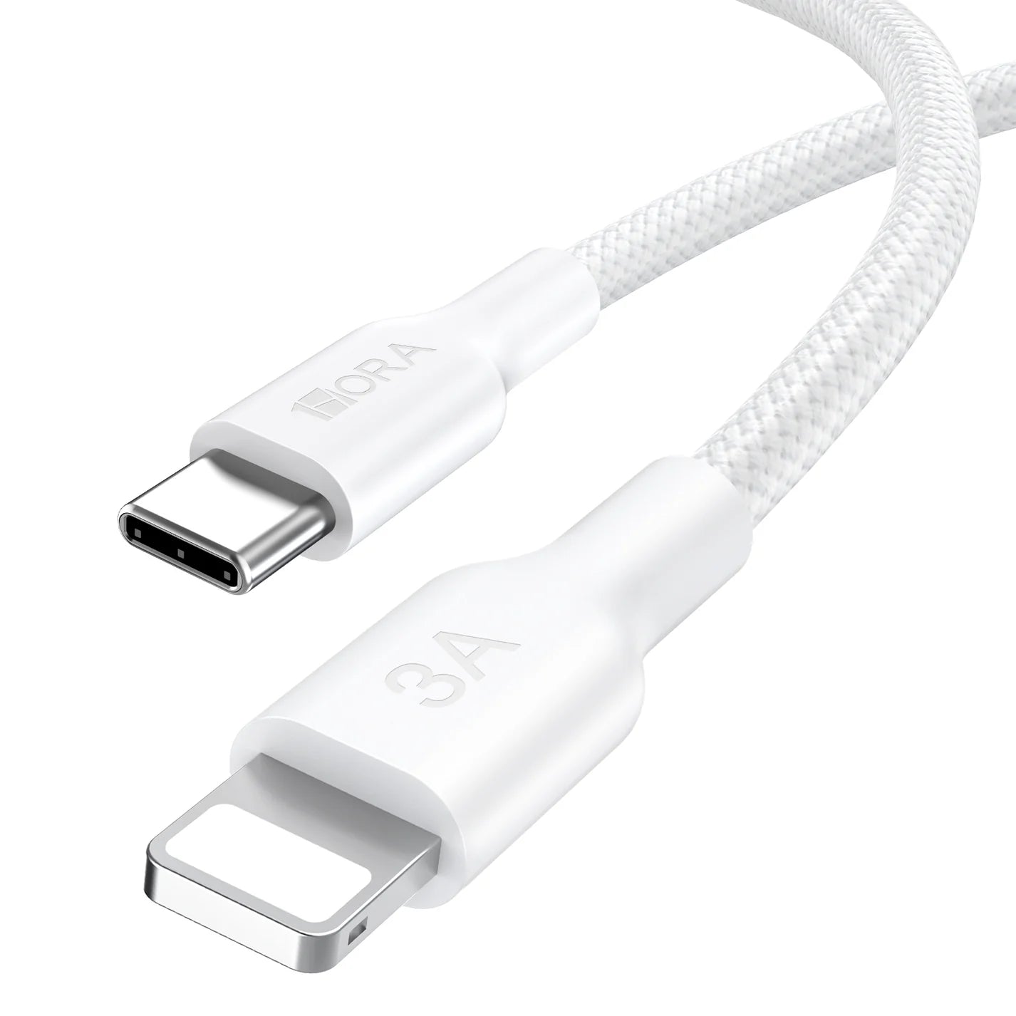 Cable trenzado de poliéster CAB273 de 1 m, USB tipo C a Lightning