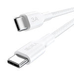 Cable trenzado de poliéster CAB272 de 1 m, USB tipo C a USB tipo C