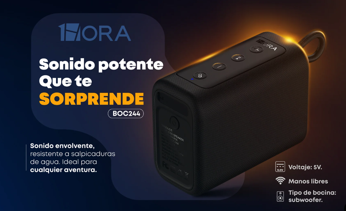 Altavoz Bluetooth portátil BOC244 (7 W)