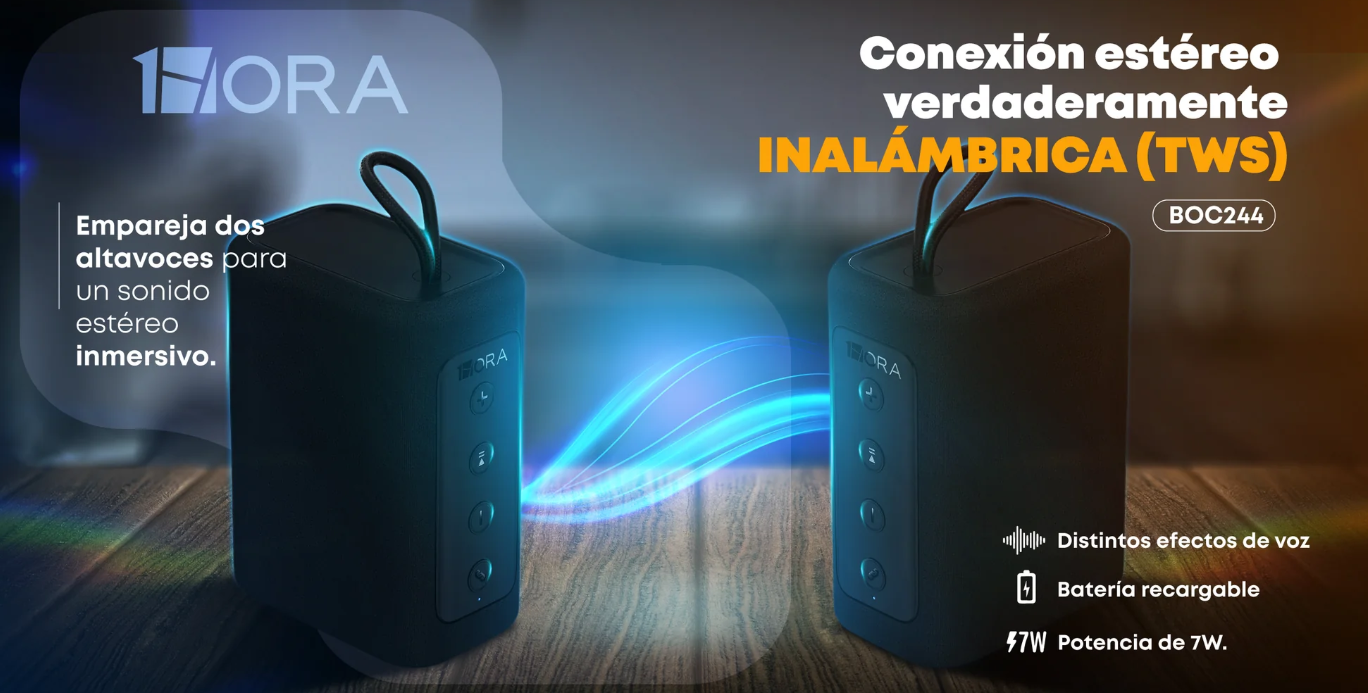 Altavoz Bluetooth portátil BOC244 (7 W)