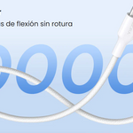 Cable trenzado de poliéster CAB272 de 1 m, USB tipo C a USB tipo C